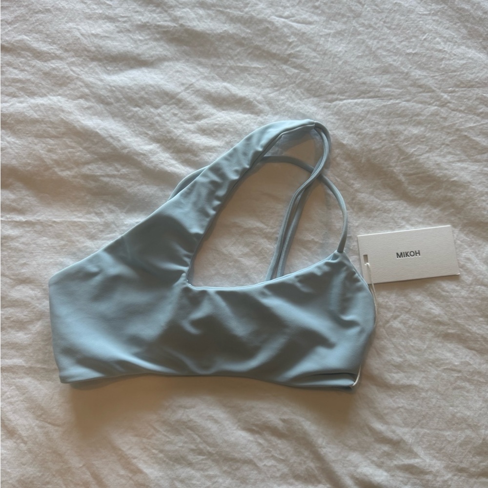 Mikoh Sky Blue Bikini Top